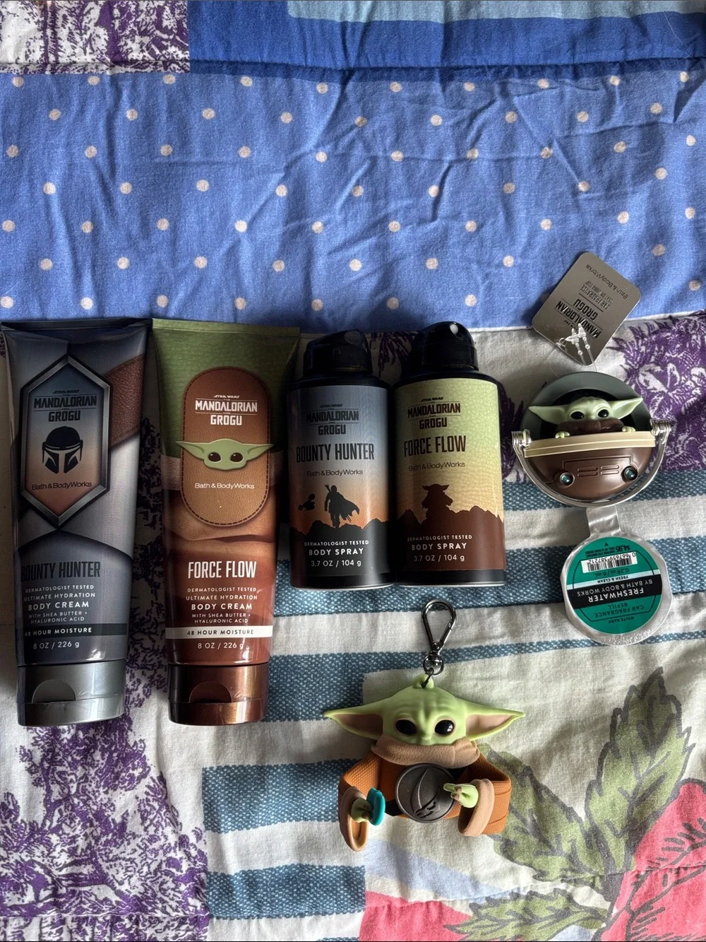 Bath & Body Works The Mandalorian Grogu Gift Set - Green, Brown, Tan